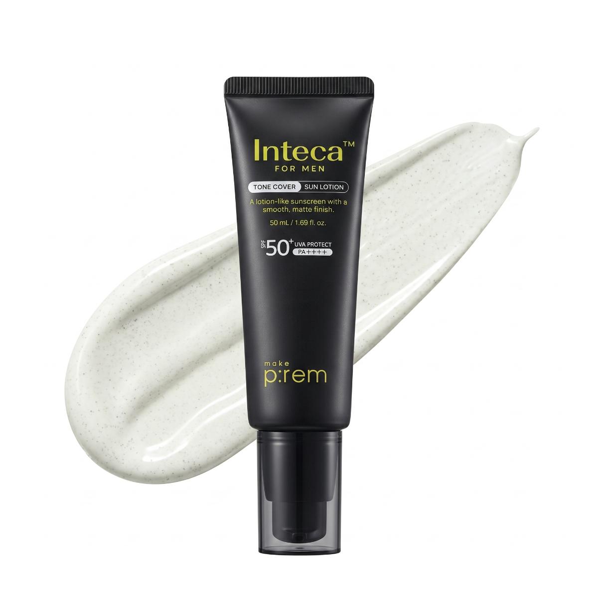 make p:rem Inteca For Men Tone Cover Sun Lotion 50ml