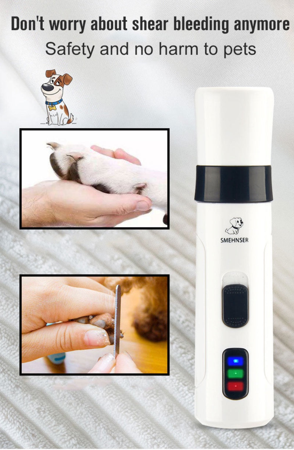 Cordless Pet Nail Trimmers - Cart2u.ro
