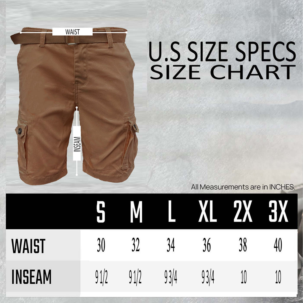 Belted Cargo Short CS002 - Cart2u.ro