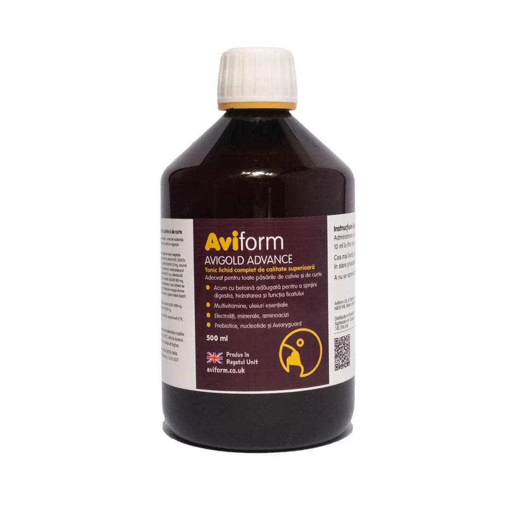 Aviform Avigold Advance – tonic lichid vitamine, probiotice și aminoacizi pentru păsări DalisPet