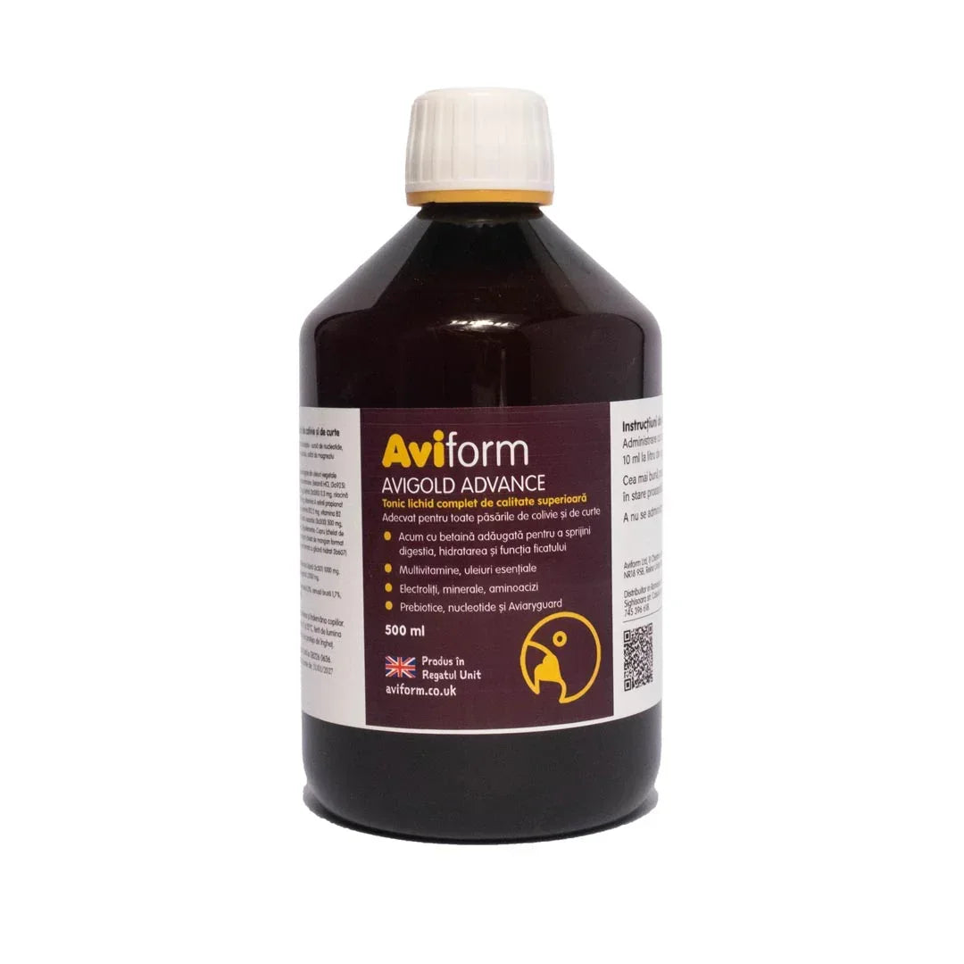 Aviform Avigold Advance – tonic lichid vitamine, probiotice și aminoacizi pentru păsări DalisPet