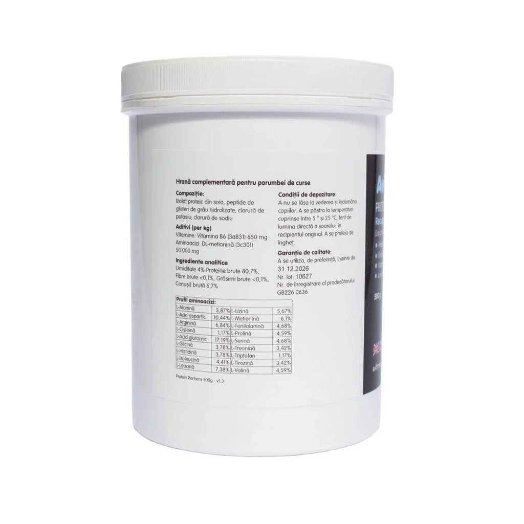 Aviform Protein Perform – Proteine 84% pentru porumbei de curse 500 g DalisPet