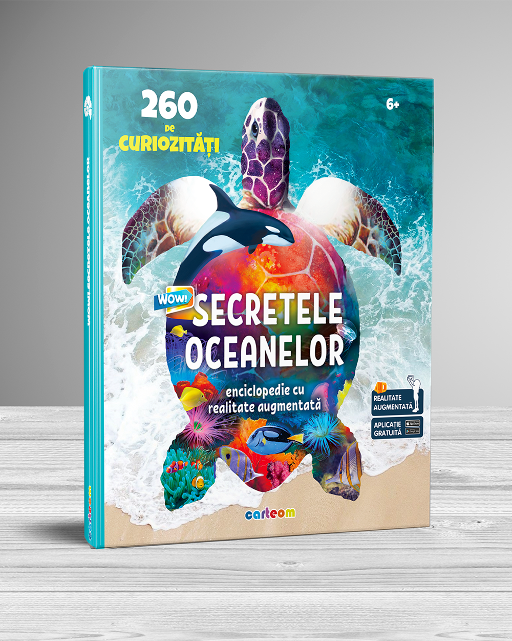 Secretele Oceanelor - Enciclopedie cu Realitate Augmentată, 4D Carteom