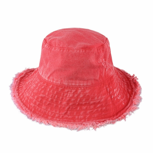 Frayed Bucket Hat - Cart2u.ro