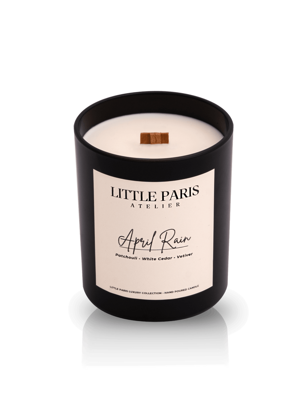 Lumânare parfumată April rain - Vetiver • Pachouli • Lemn de cedar Little Paris Atelier