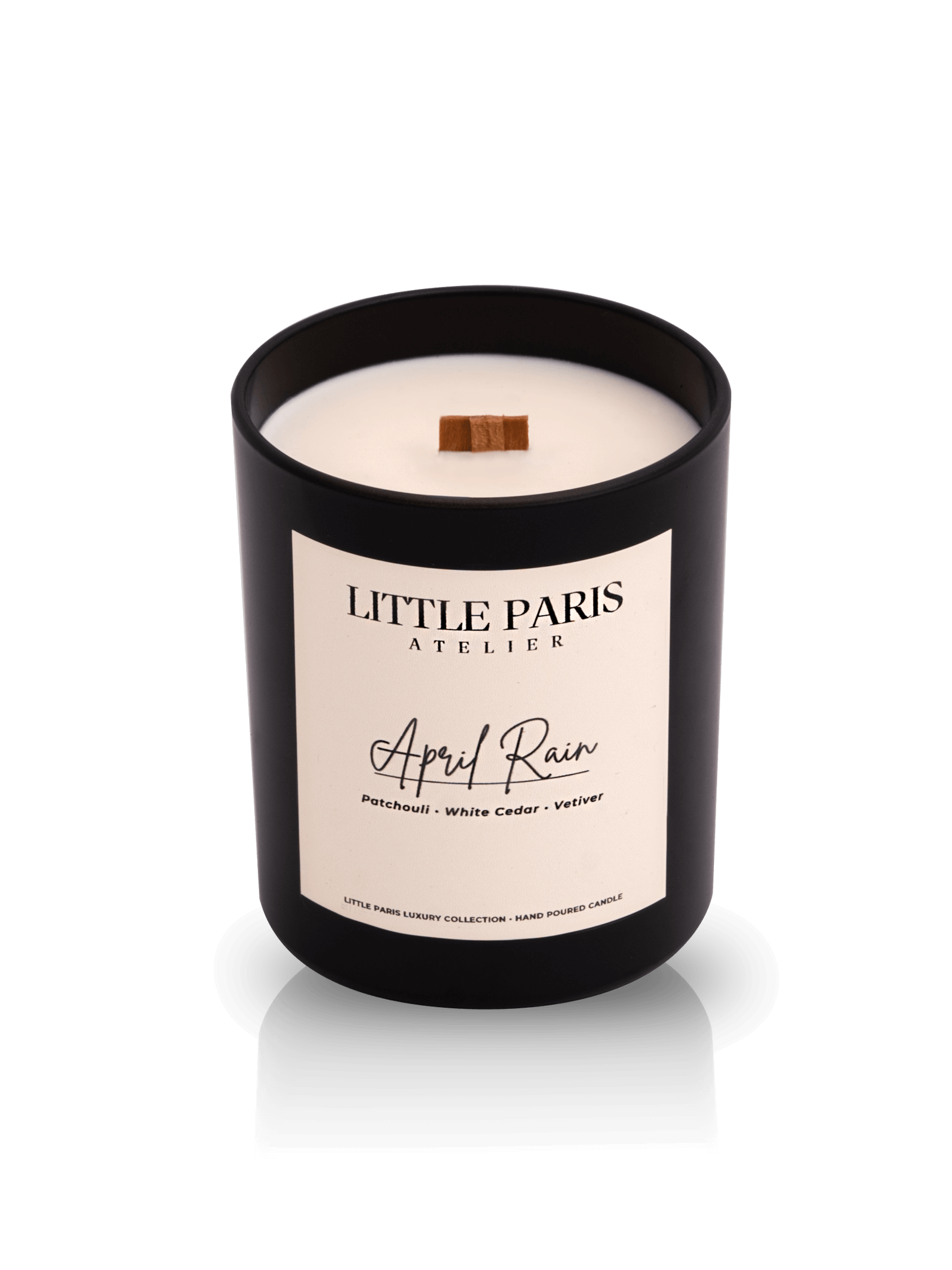 Lumânare parfumată April rain - Vetiver • Pachouli • Lemn de cedar Little Paris Atelier