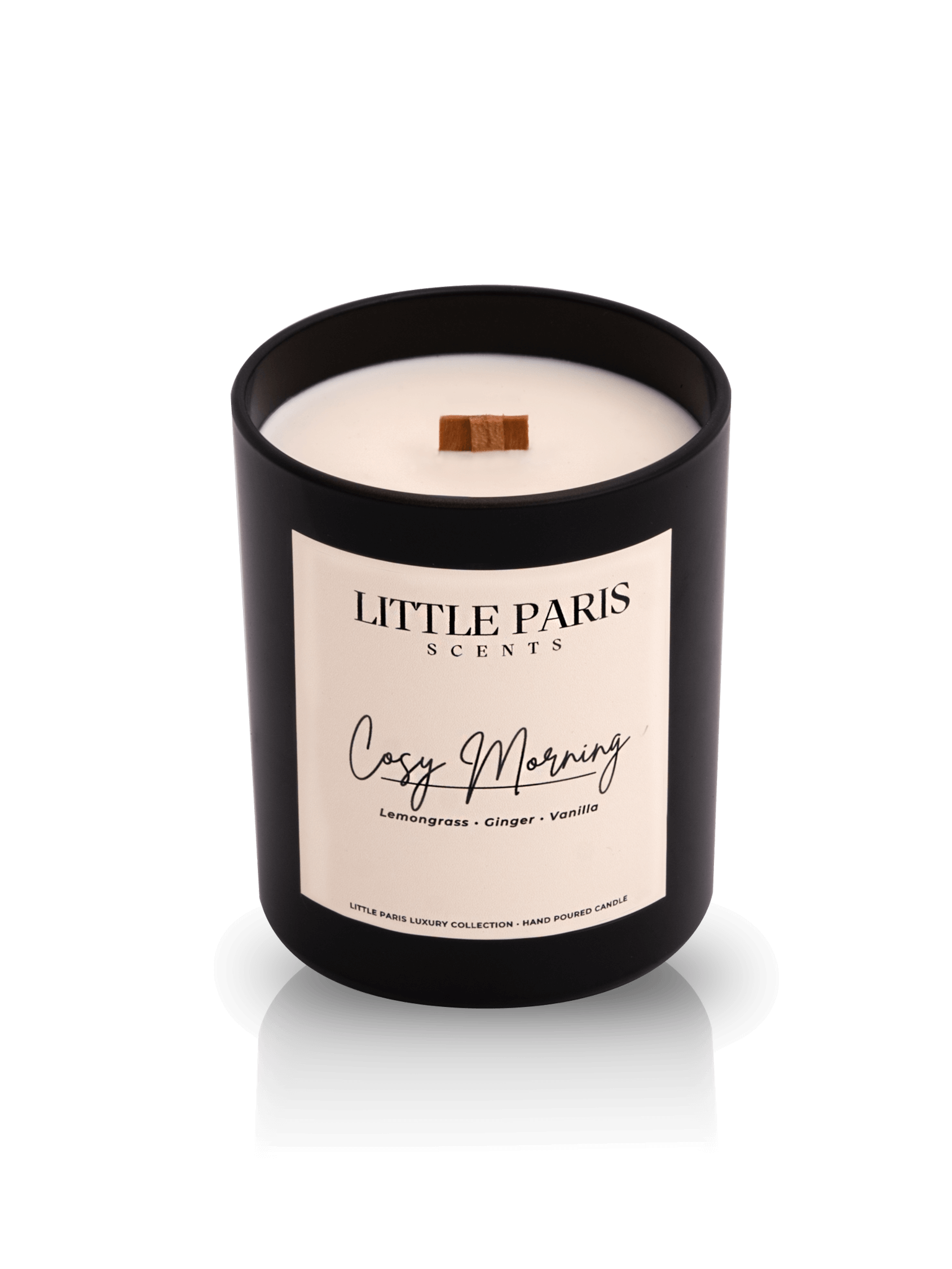 Lumânare parfumată Cosy Morning - Lemongrass • Ghimbir • Vanilie Little Paris Atelier