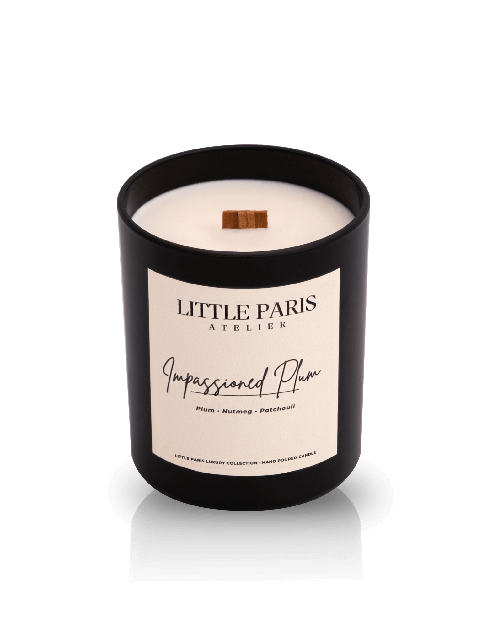 Lumânare parfumată Impassioned Plum - Prune • Nucşoara • Patchouli Little Paris Atelier