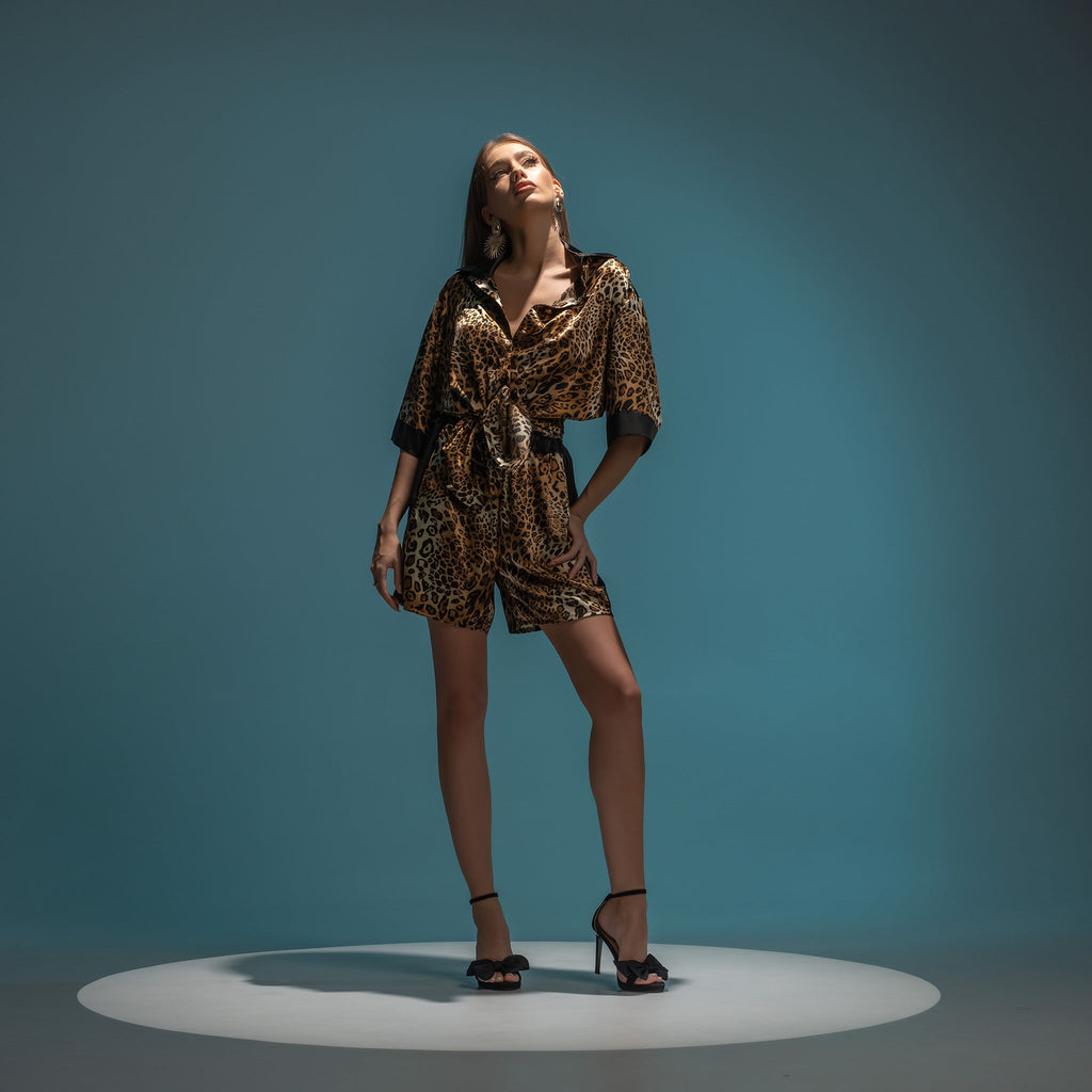 Camasa dama animal print oversized Savanah Carolina D