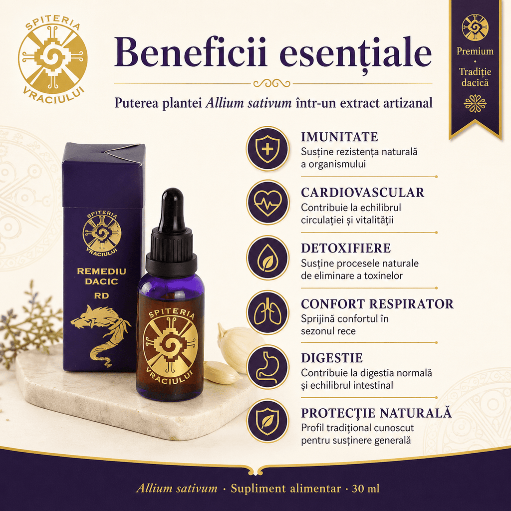 Remediu Natural Deparazitant și Antibiotic – Remediu Dacic RD | Extract de Aniu Spiteria Vraciului