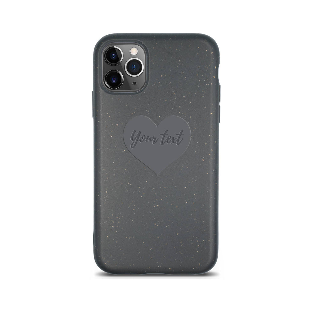 Husă de telefon personalizabilă, biodegradabilă - Neagră