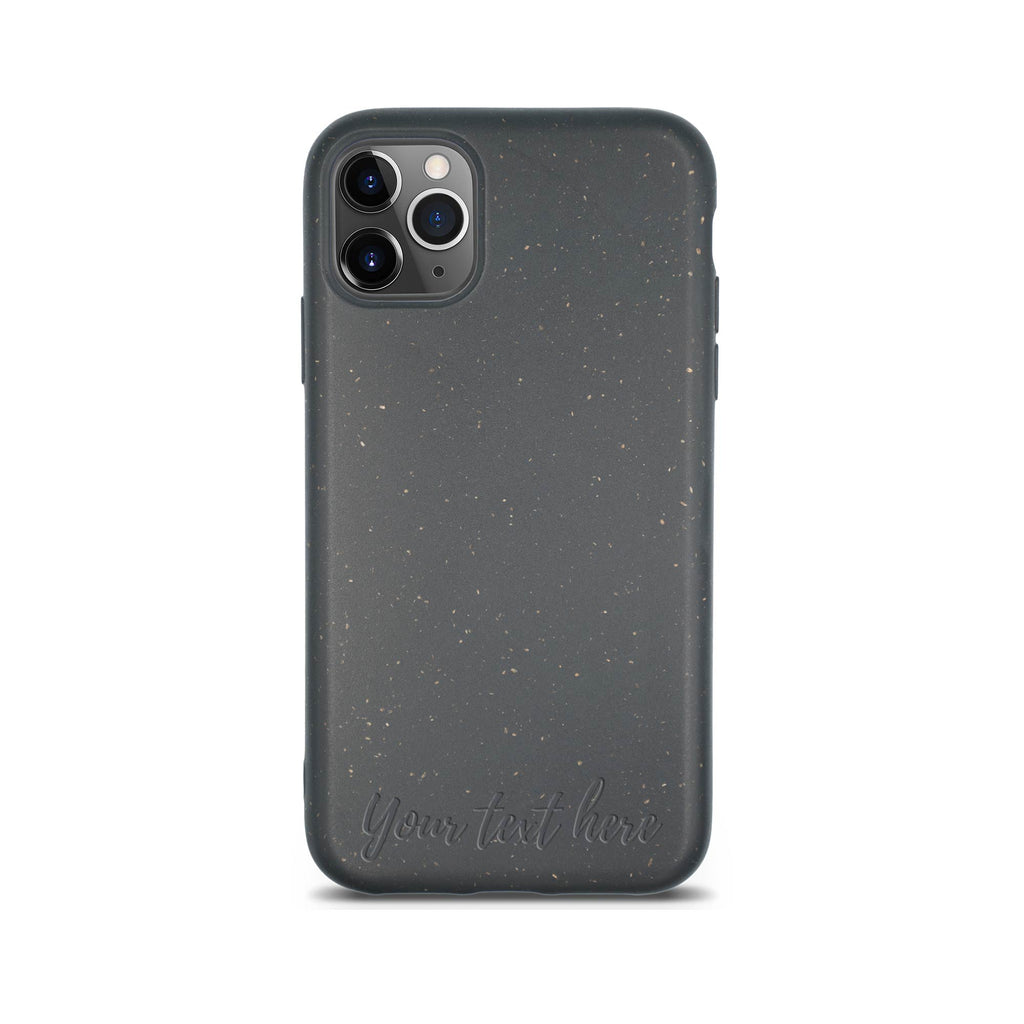 Husă de telefon personalizabilă, biodegradabilă - Neagră