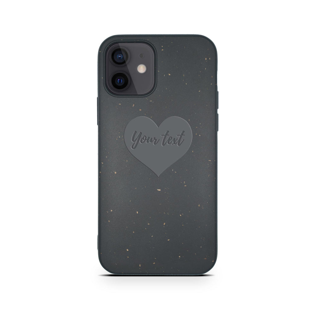 Husă de telefon personalizabilă, biodegradabilă - Neagră
