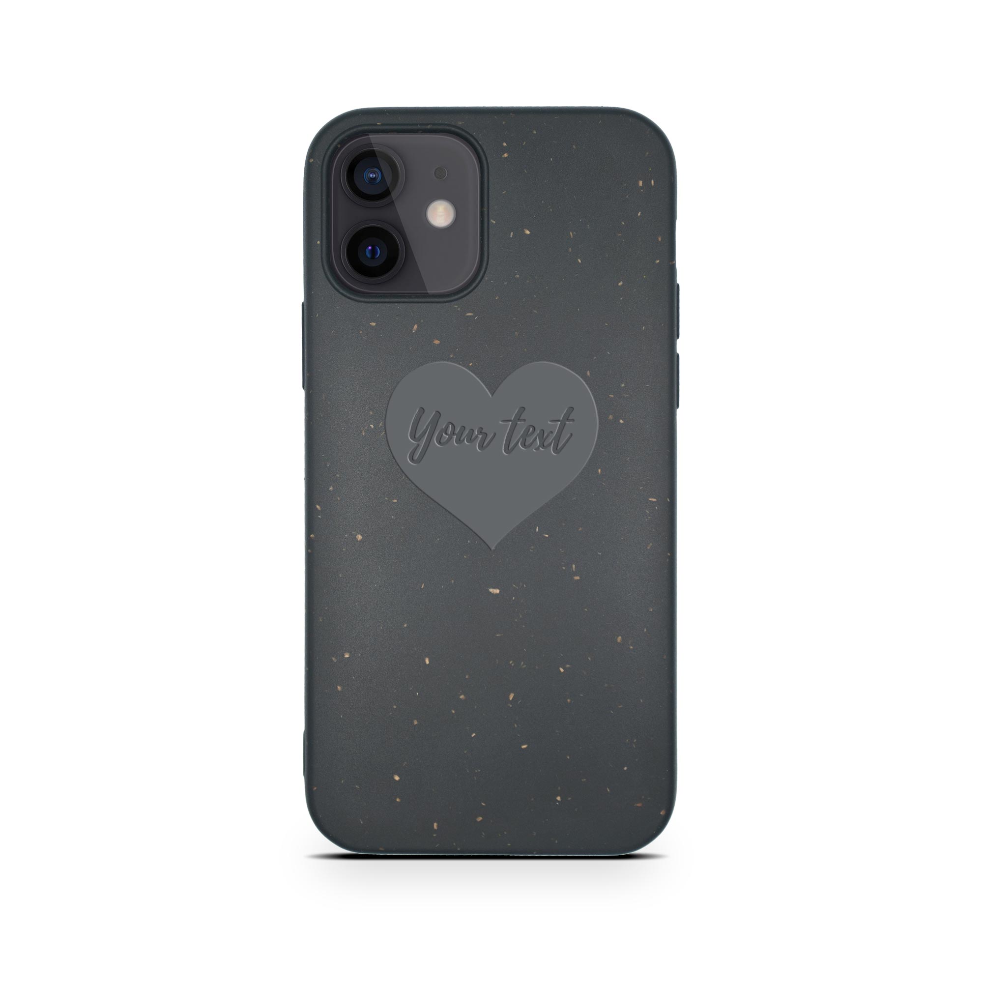 Husă de telefon personalizabilă, biodegradabilă - Neagră