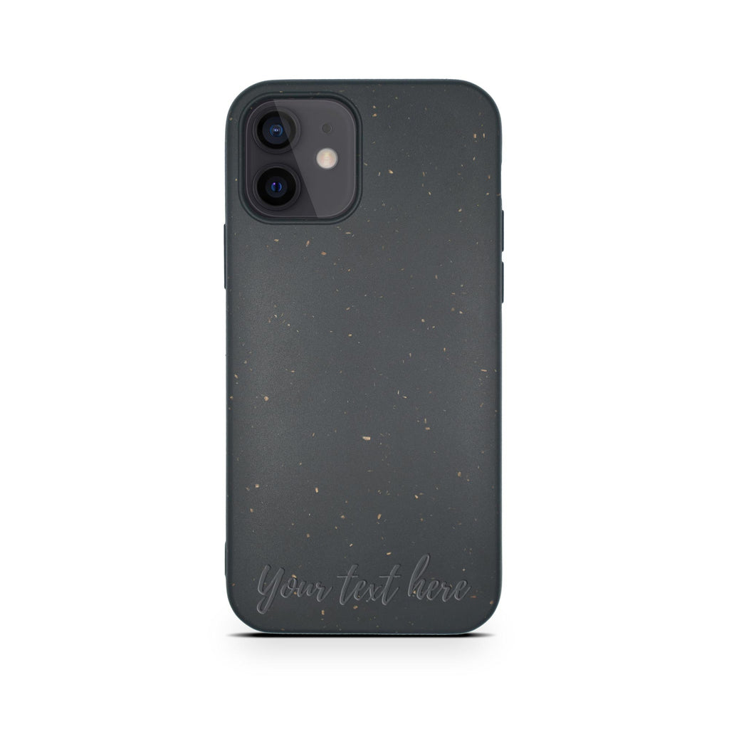 Husă de telefon personalizabilă, biodegradabilă - Neagră