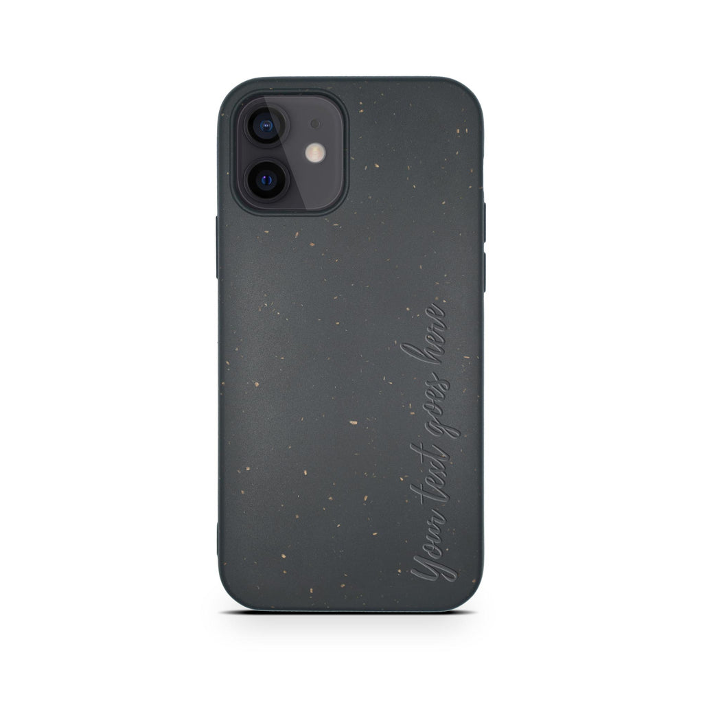 Husă de telefon personalizabilă, biodegradabilă - Neagră