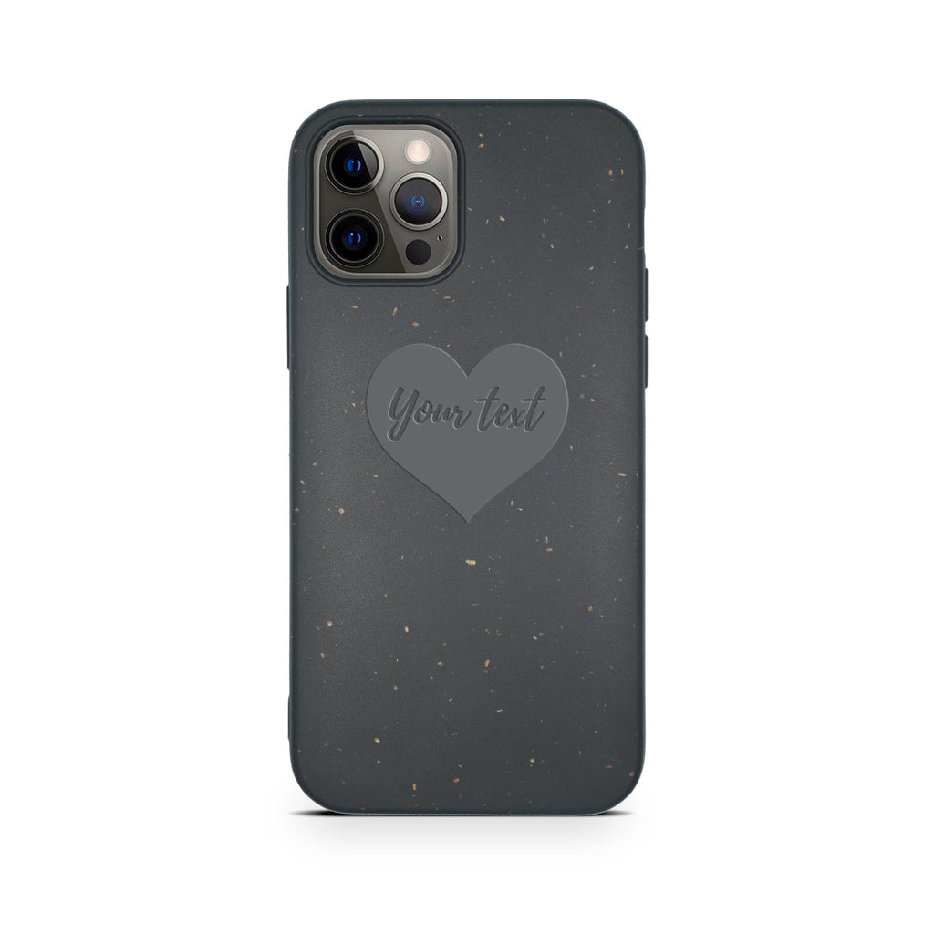 Husă de telefon personalizabilă, biodegradabilă - Neagră