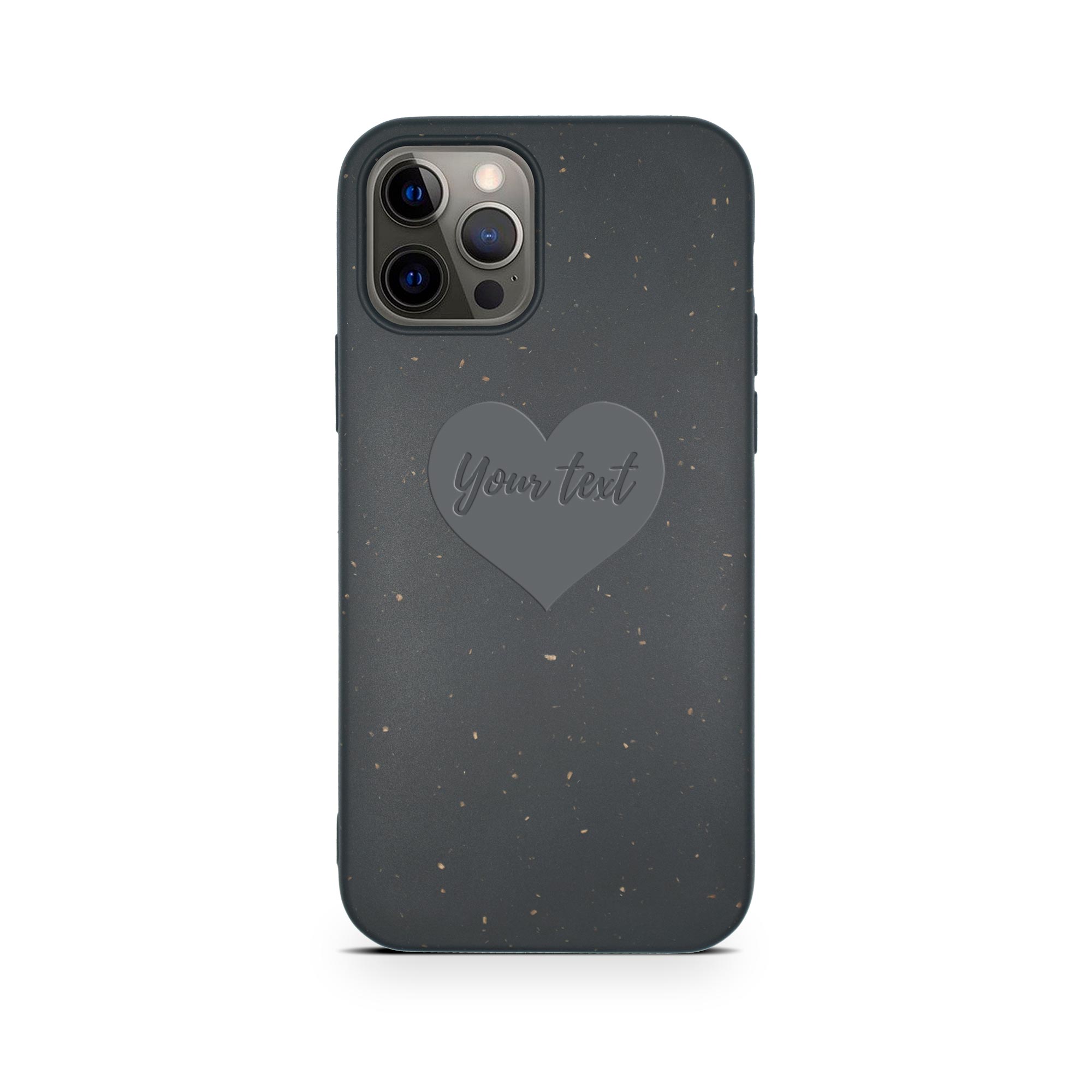 Husă de telefon personalizabilă, biodegradabilă - Neagră