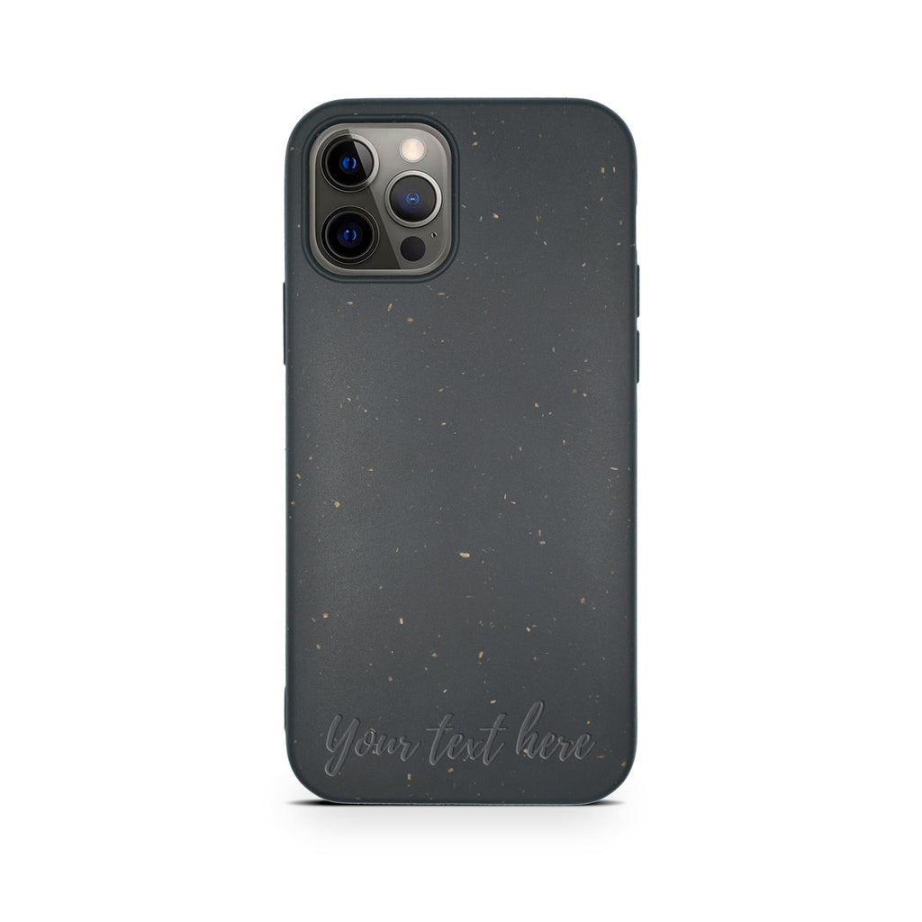 Husă de telefon personalizabilă, biodegradabilă - Neagră