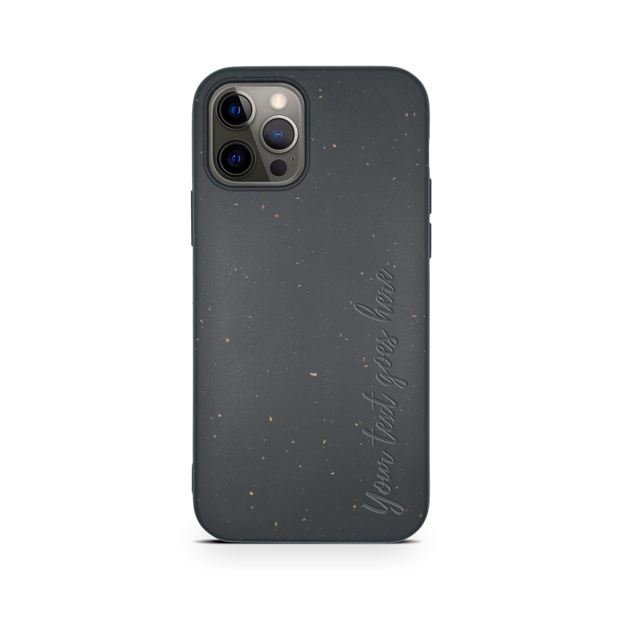 Husă de telefon personalizabilă, biodegradabilă - Neagră