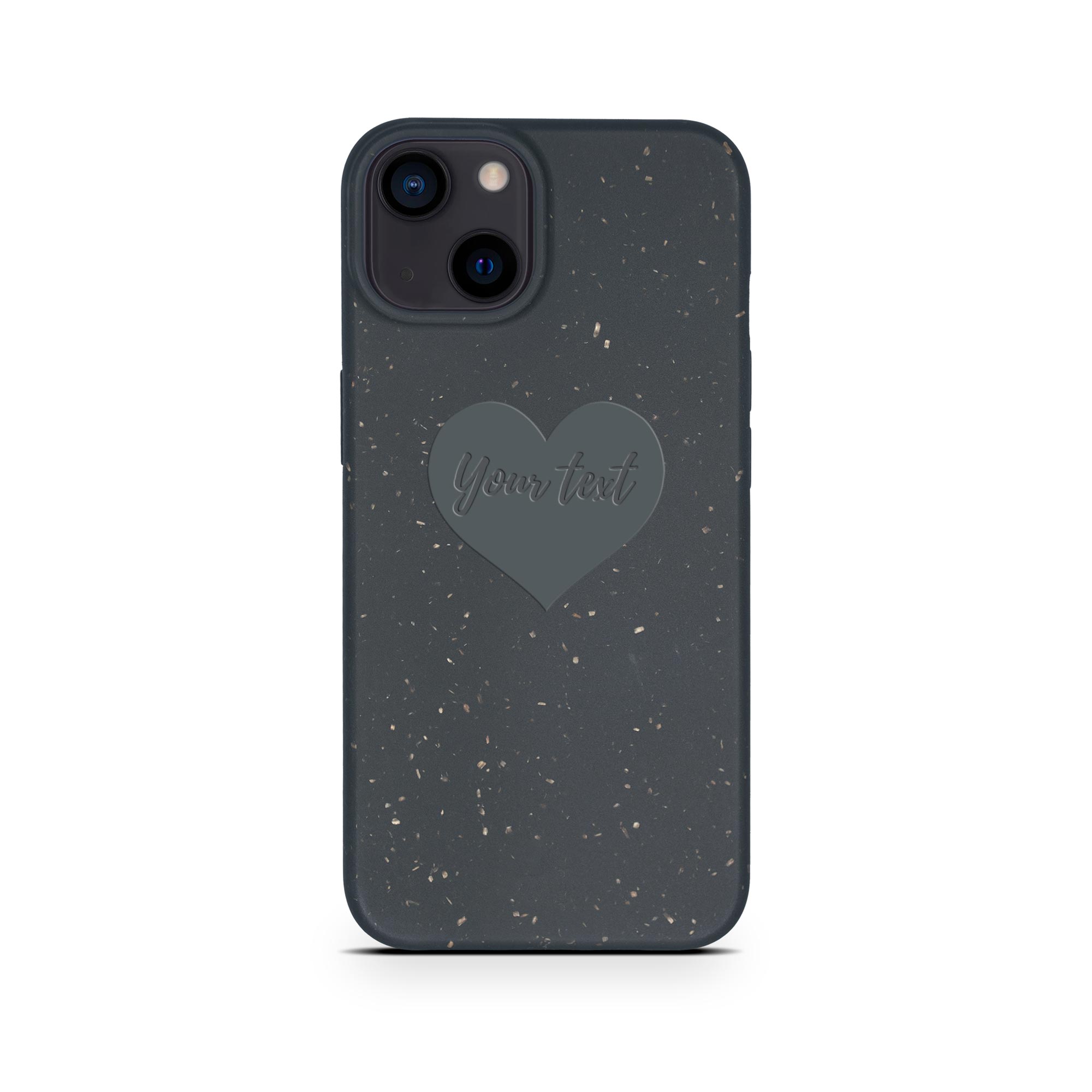 Husă de telefon personalizabilă, biodegradabilă - Neagră