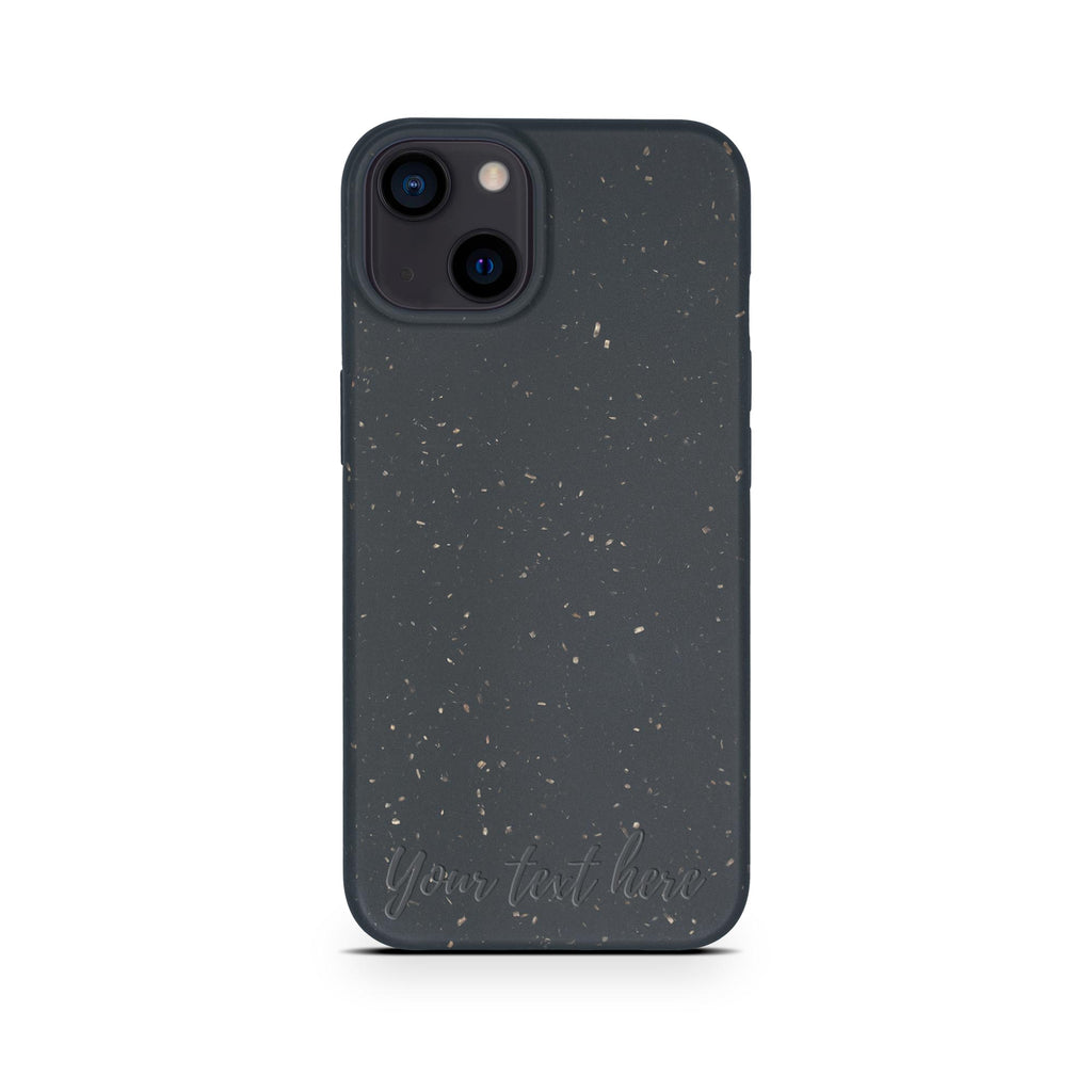 Husă de telefon personalizabilă, biodegradabilă - Neagră