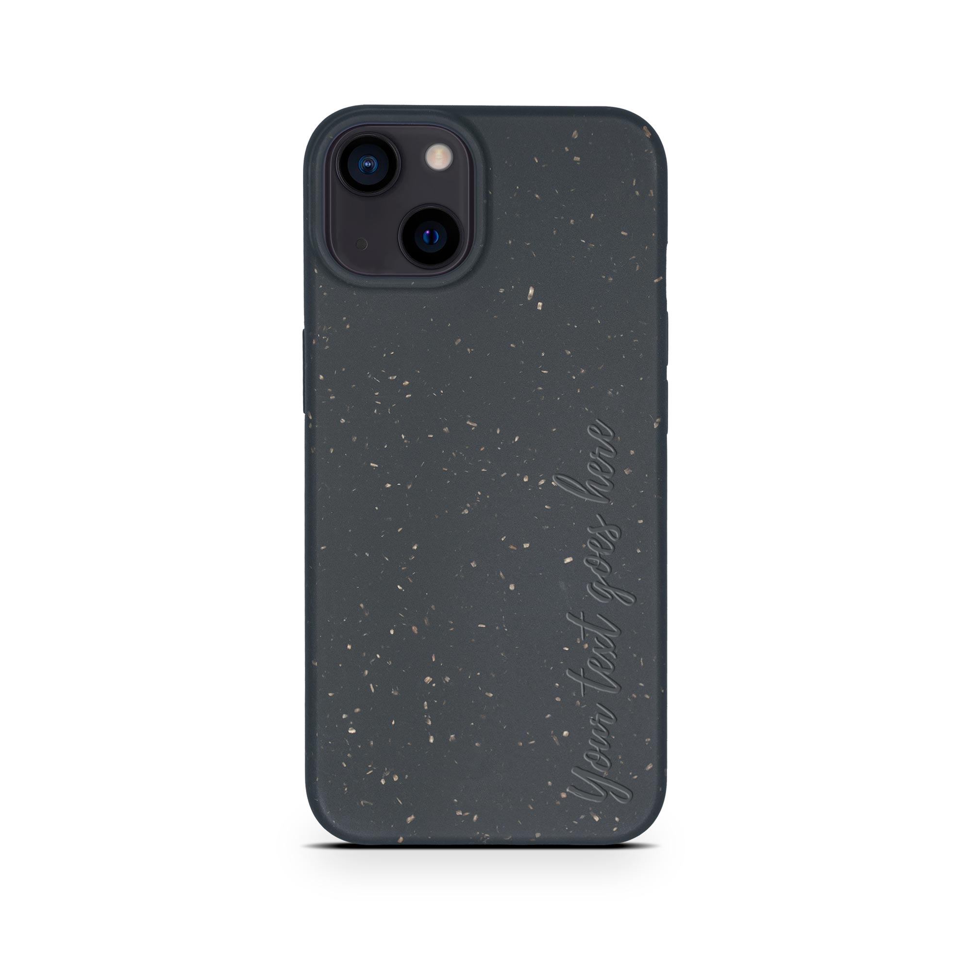 Husă de telefon personalizabilă, biodegradabilă - Neagră