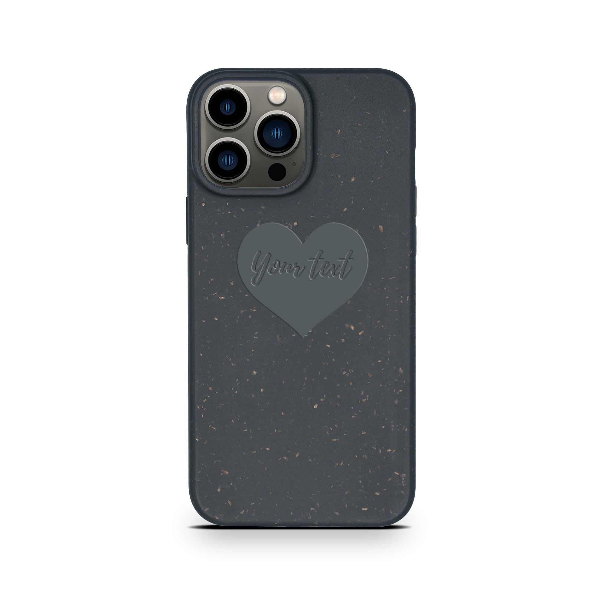 Husă de telefon personalizabilă, biodegradabilă - Neagră