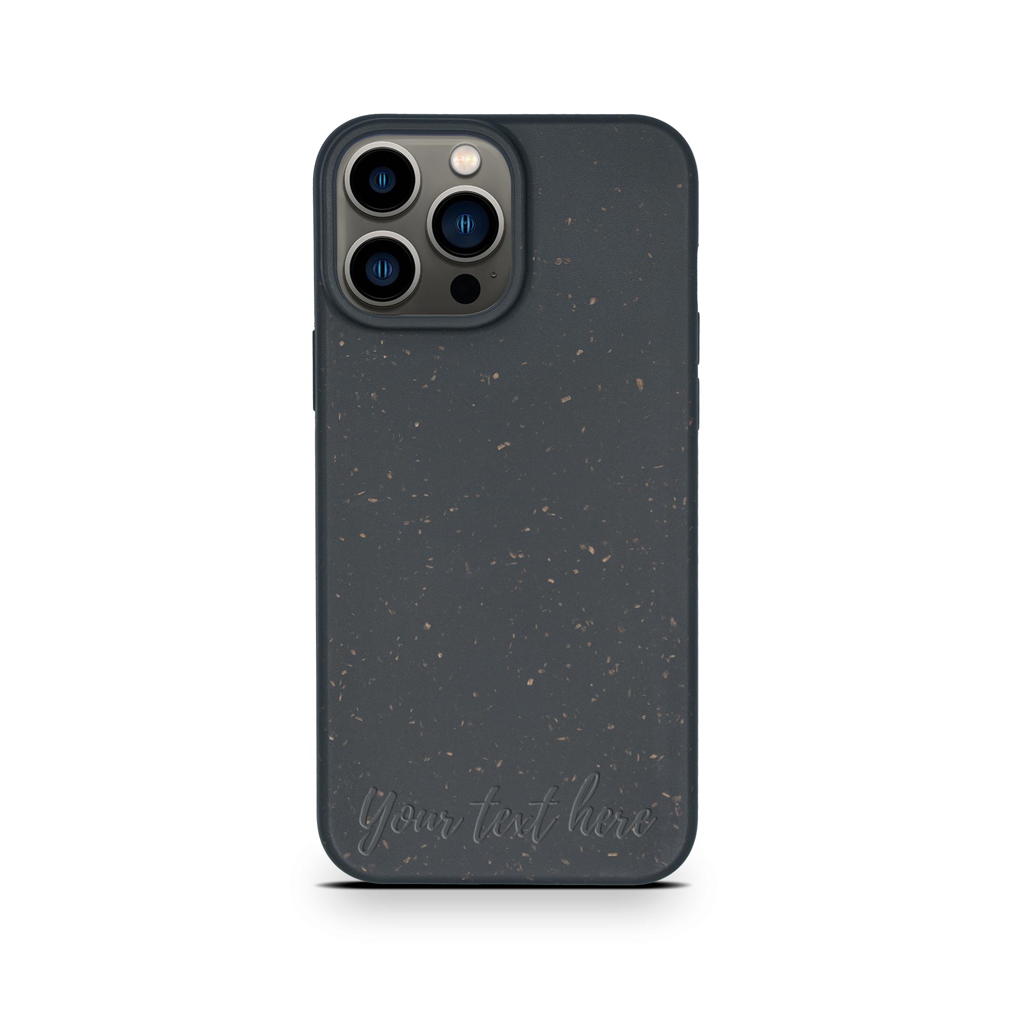 Husă de telefon personalizabilă, biodegradabilă - Neagră
