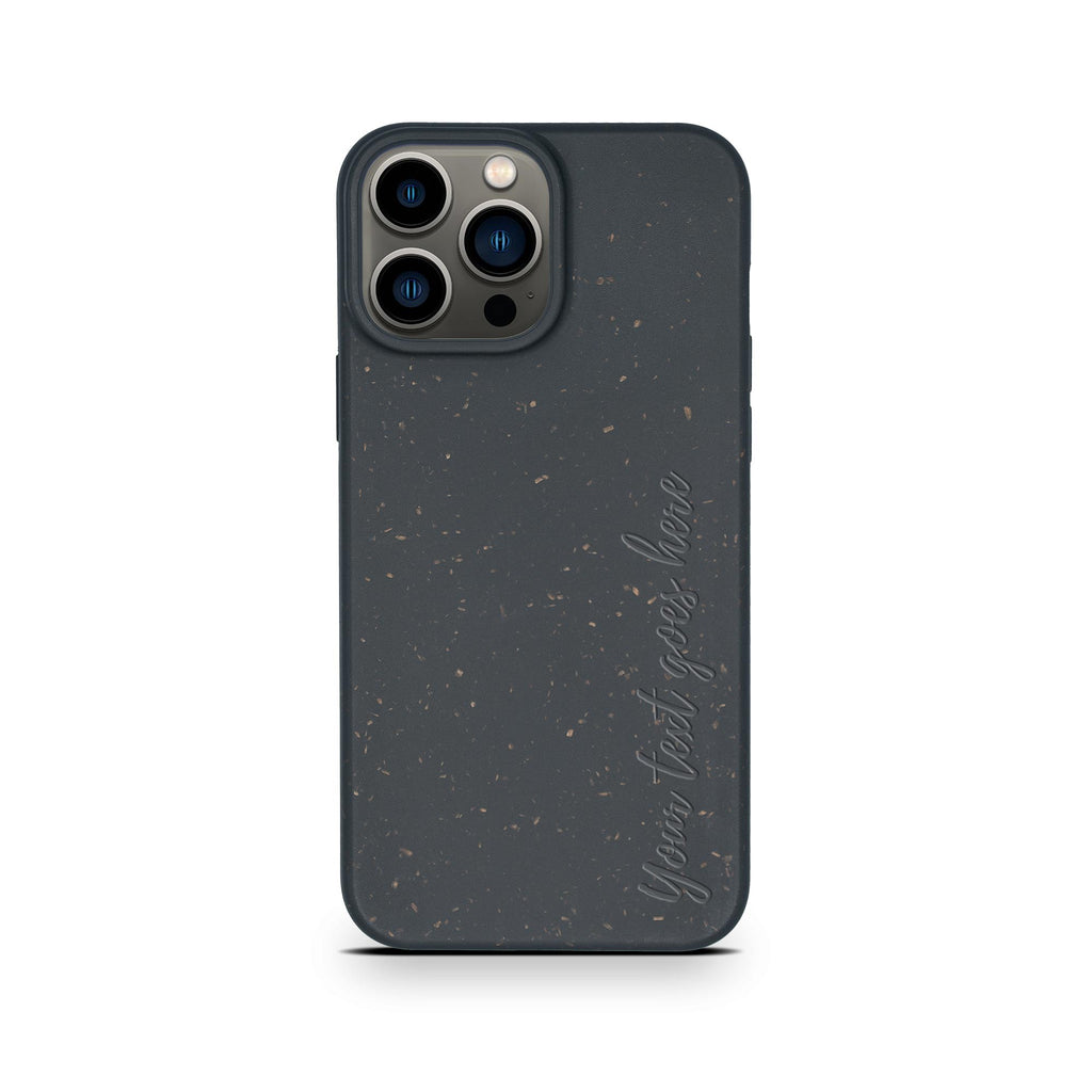 Husă de telefon personalizabilă, biodegradabilă - Neagră