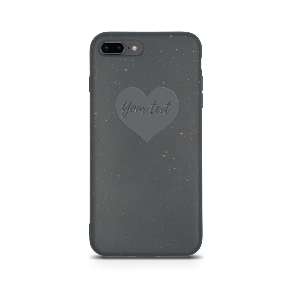 Husă de telefon personalizabilă, biodegradabilă - Neagră