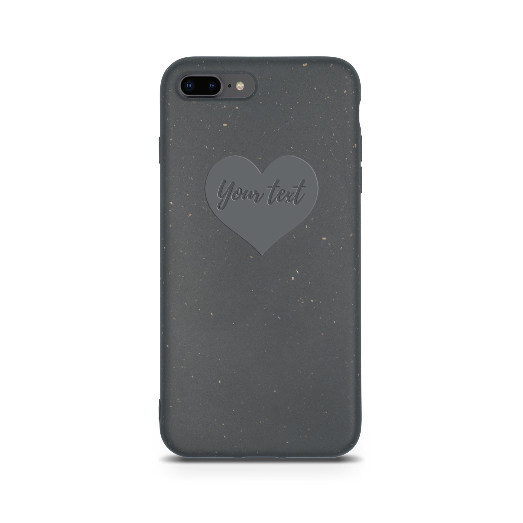Husă de telefon personalizabilă, biodegradabilă - Neagră