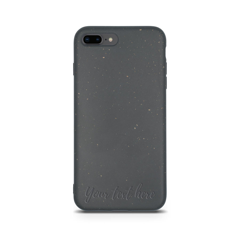 Husă de telefon personalizabilă, biodegradabilă - Neagră