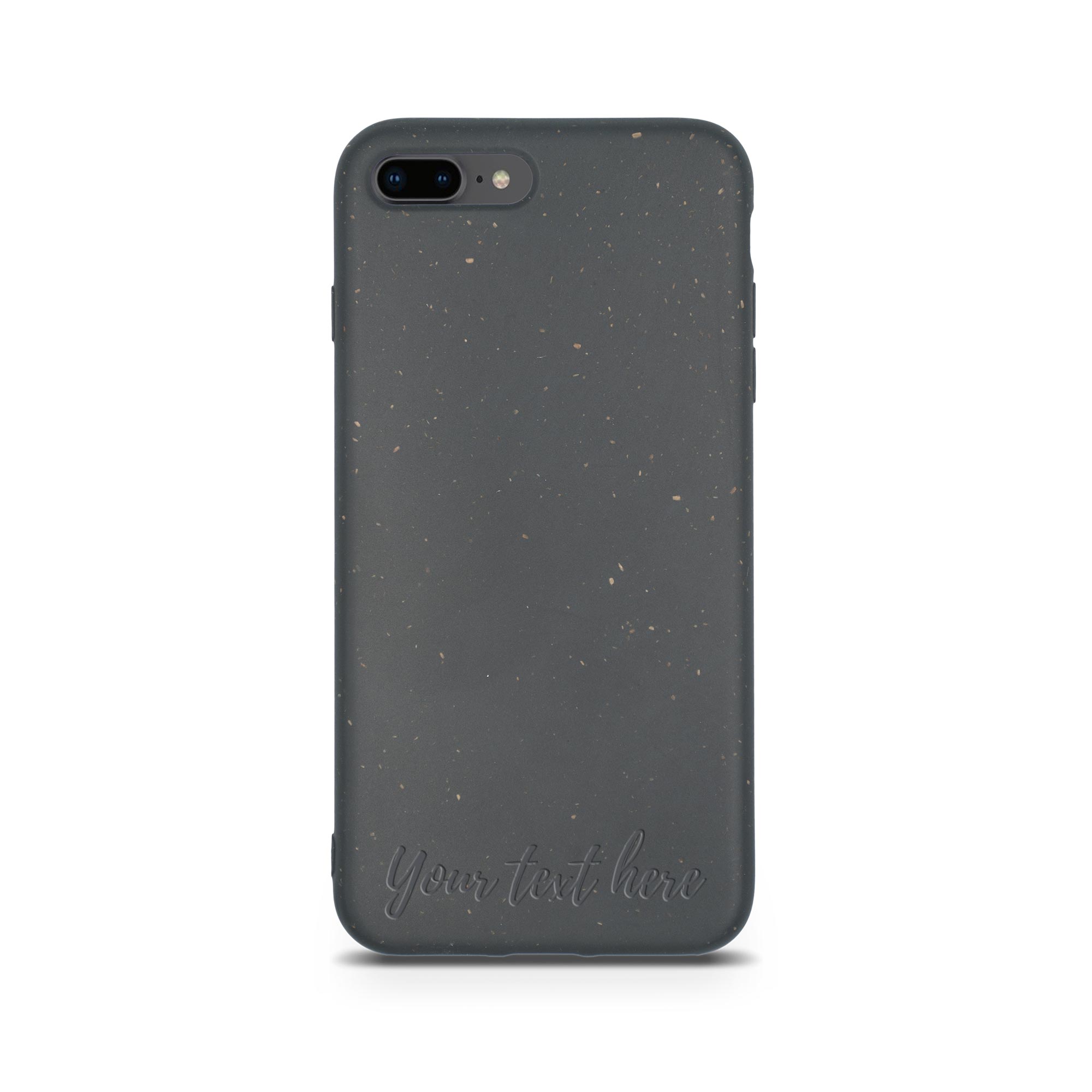 Husă de telefon personalizabilă, biodegradabilă - Neagră