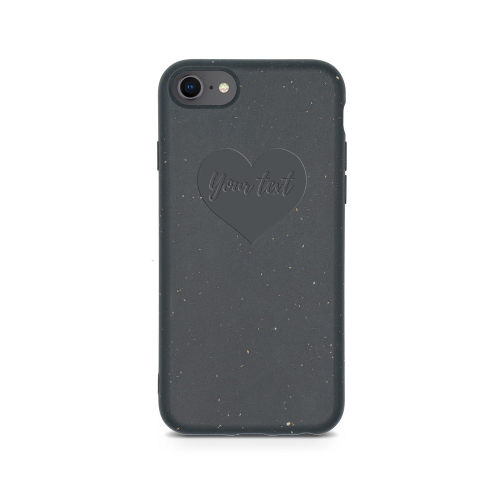 Husă de telefon personalizabilă, biodegradabilă - Neagră