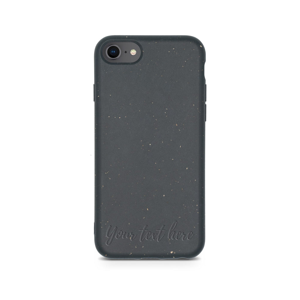 Husă de telefon personalizabilă, biodegradabilă - Neagră