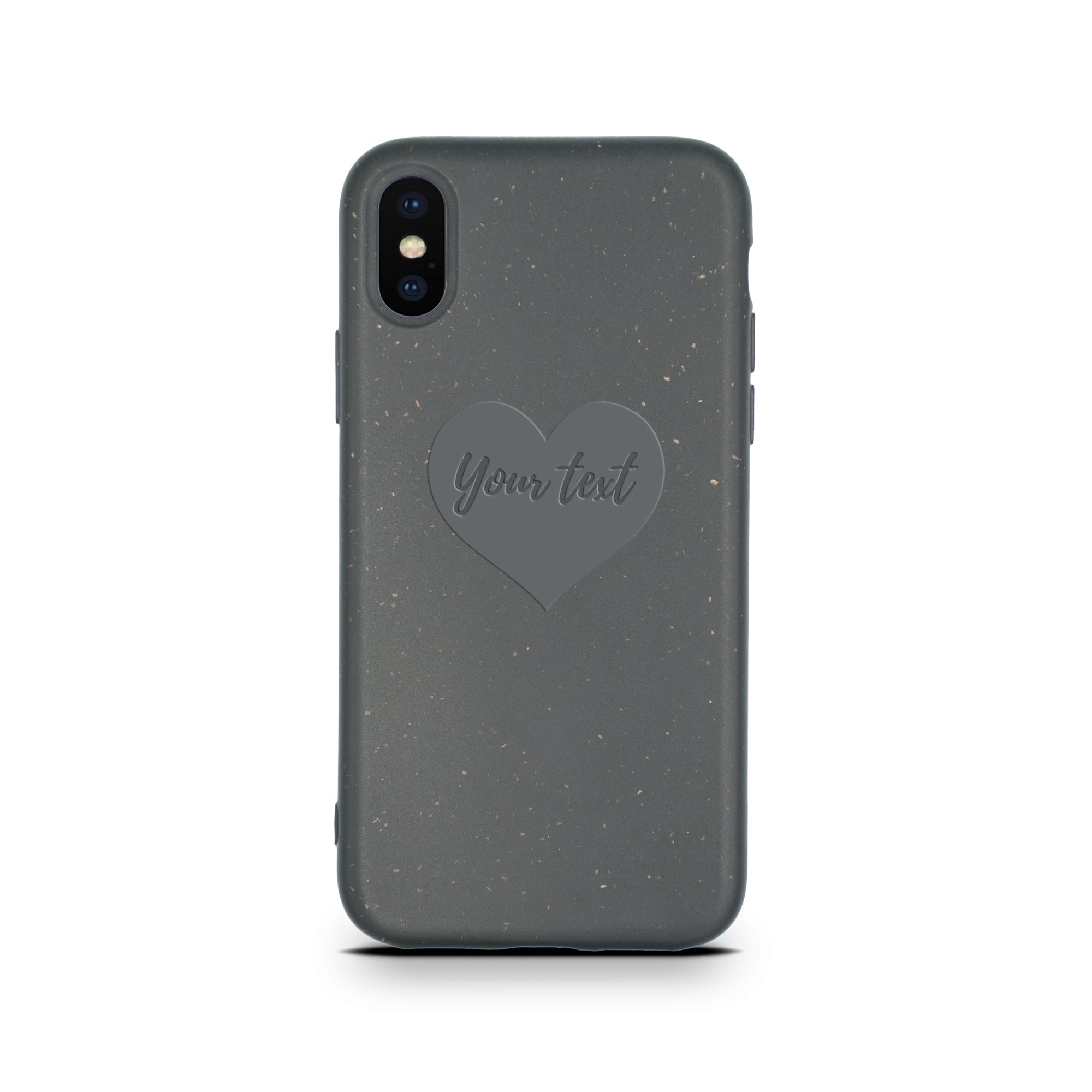 Husă de telefon personalizabilă, biodegradabilă - Neagră