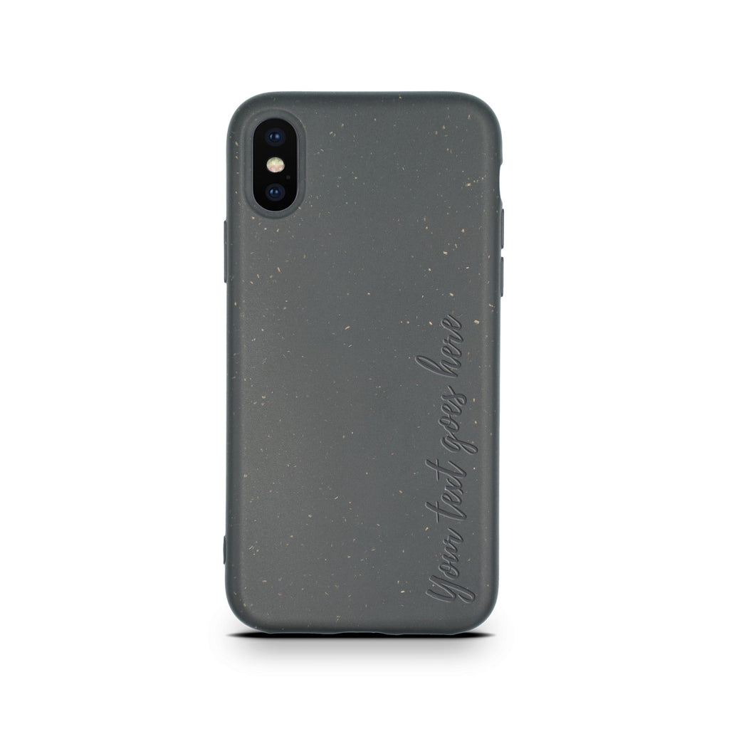 Husă de telefon personalizabilă, biodegradabilă - Neagră