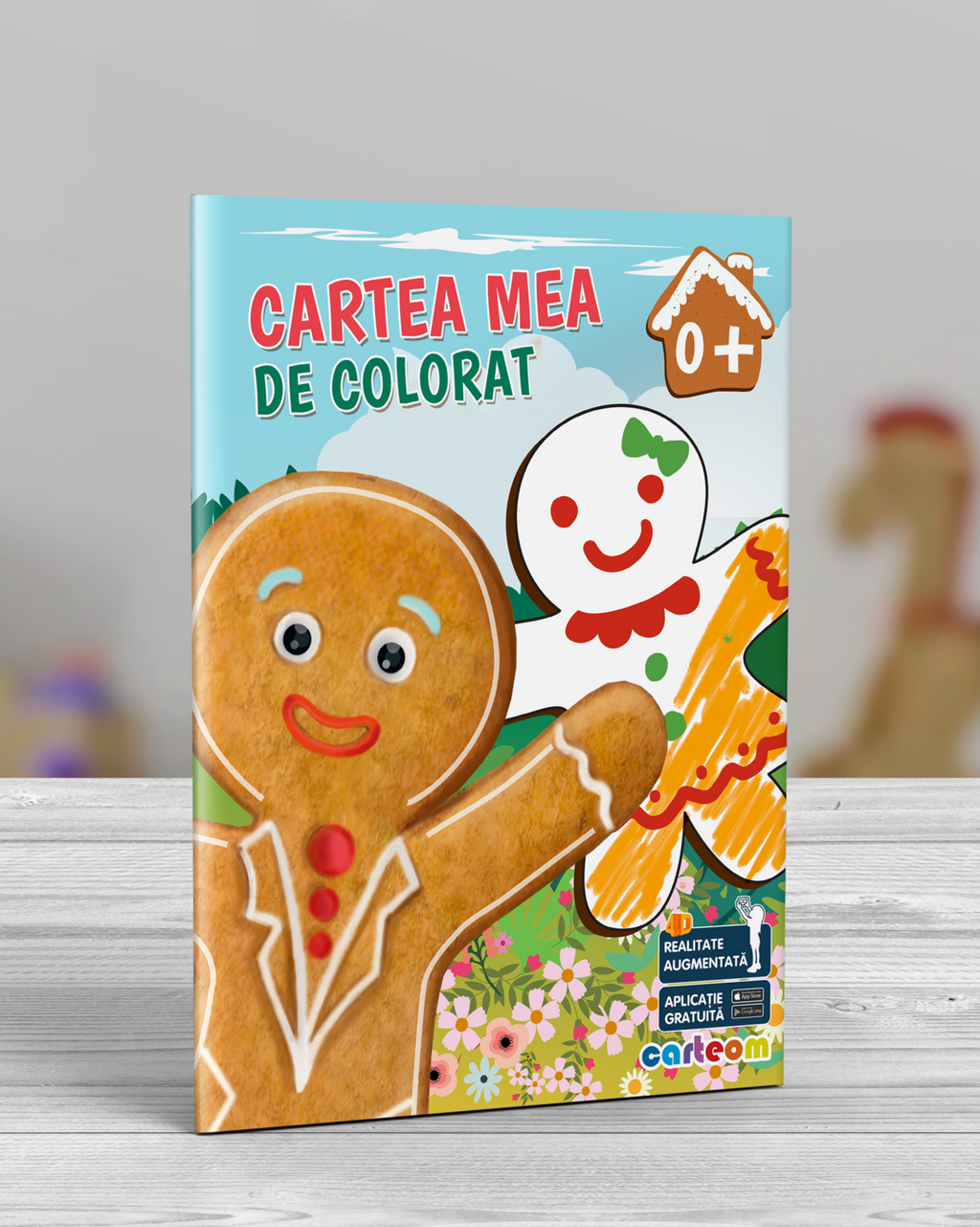 Cartea Mea de Colorat - cu Realitate Augmentată, 4D Carteom