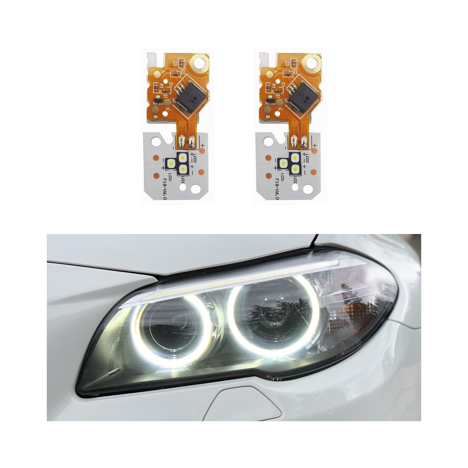 Modul DRL BMW F10 F11 înlocuitor OEM 63117343876 LEDUL.ro
