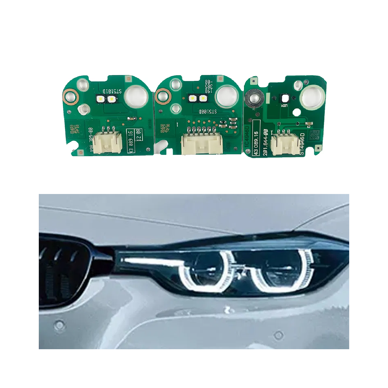 Modul DRL BMW F30 F31 înlocuitor pentru OEM 63117419610 63117419615 LEDUL.ro