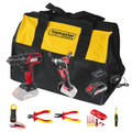 Trusă profesională pentru electricieni echipata cu 14 unelte R20 - O baterie, multe posibilitati!