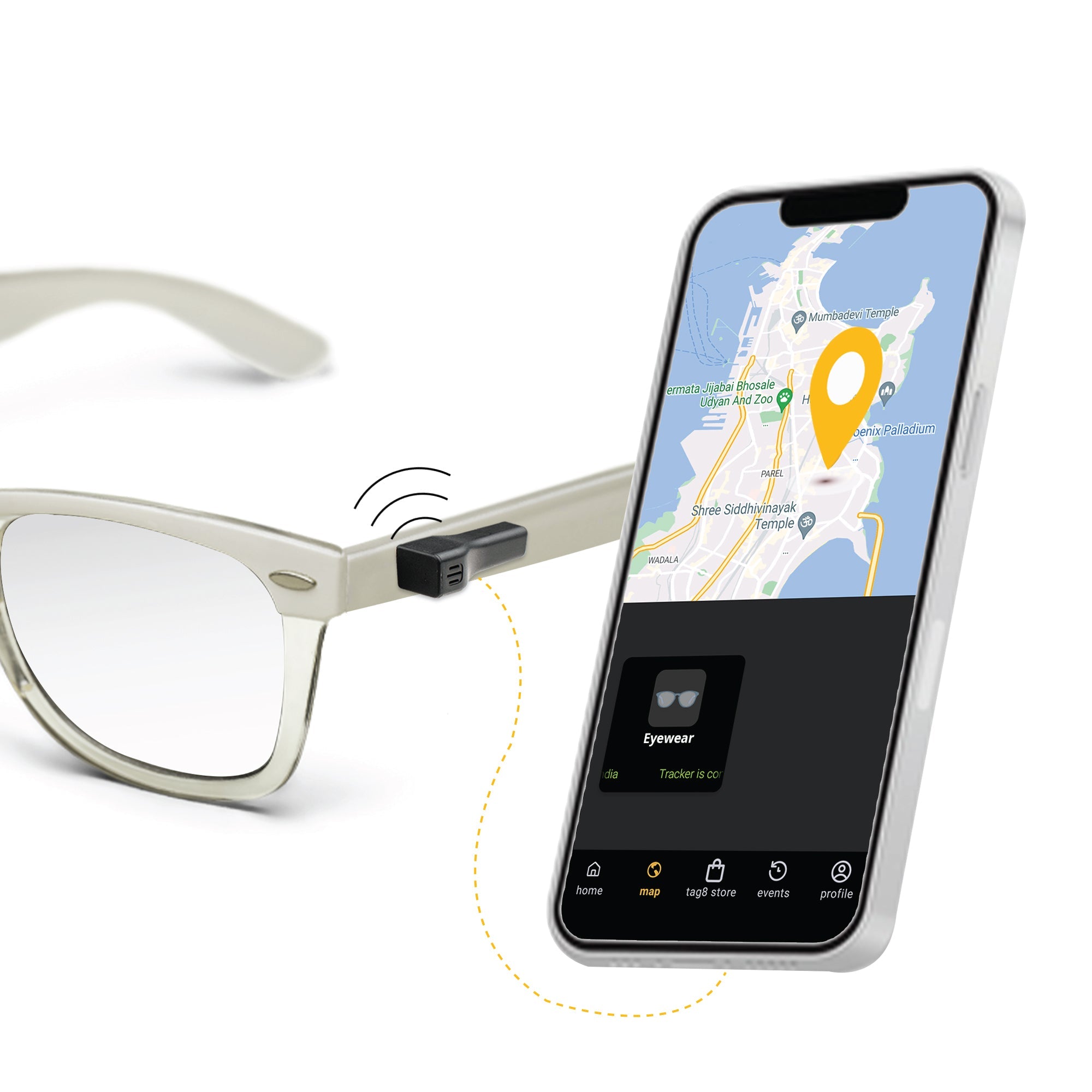 Dolphin Eyewear Finder for Android – Bluetooth Tracker for Glasses - Cart2u.ro