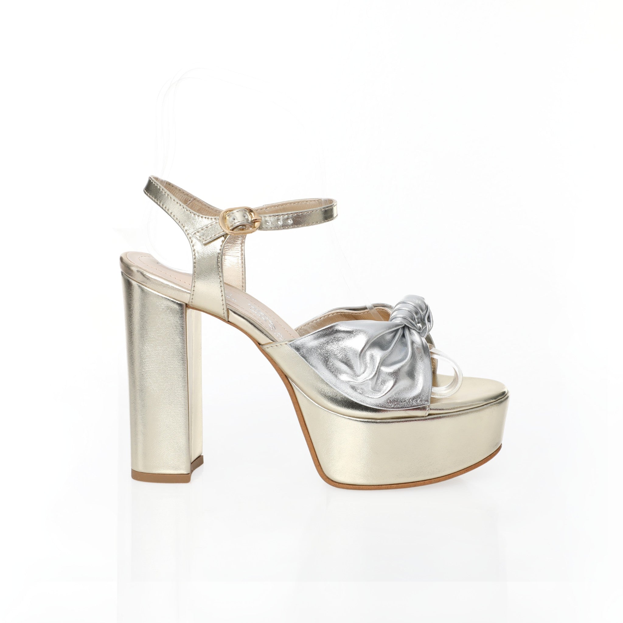 Platform Sandal Doré | Bi-Metallic FARFA