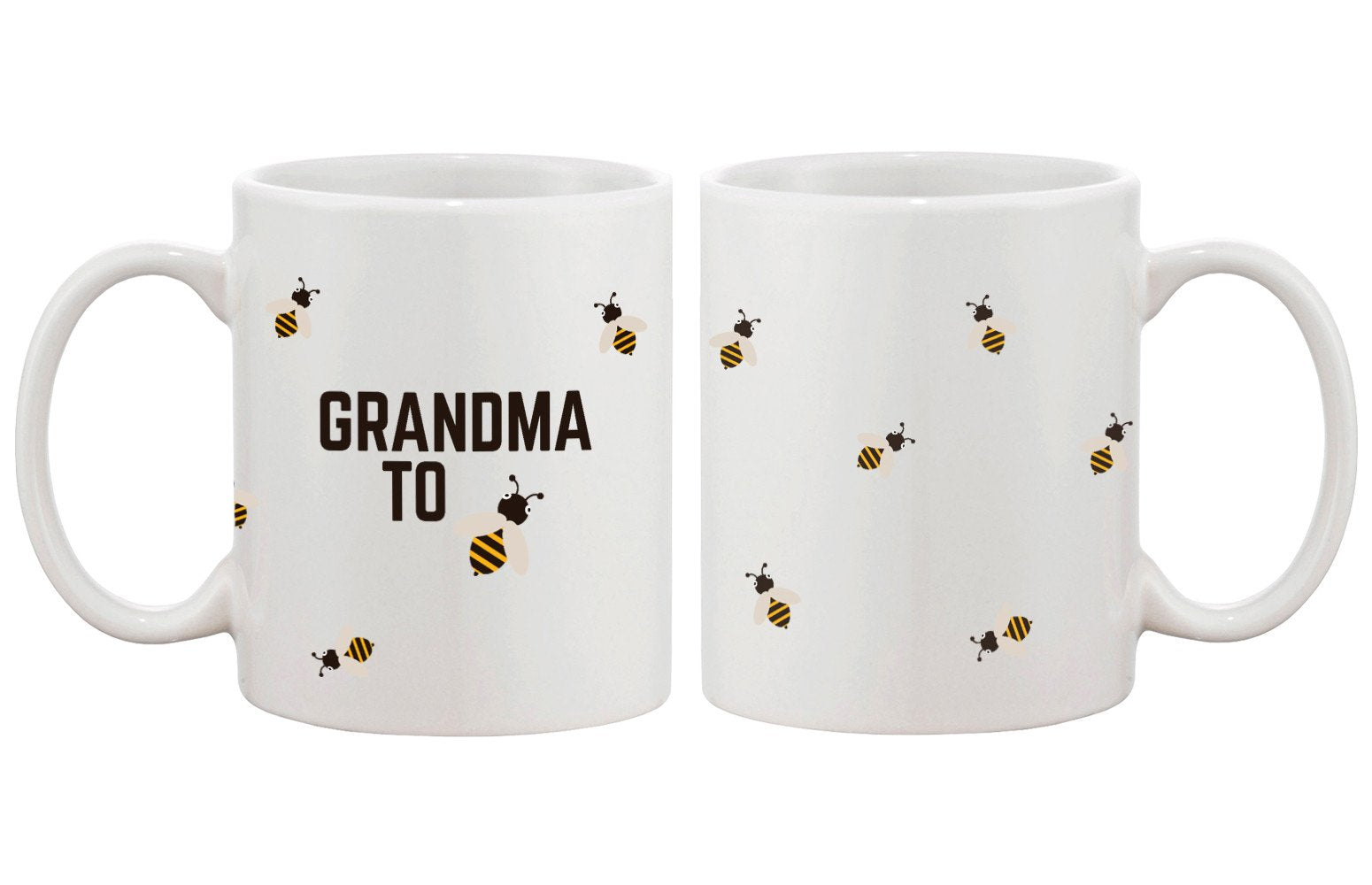 Grandma To Bee Funny Coffee Mug- Design Printed - Cart2u.ro