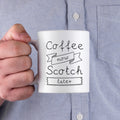 Coffee Now Scotch Later Coffee Mug -Father's Day - Cart2u.ro