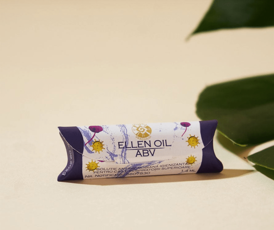 Ellen Oil ABV – Antiviral Natural cu 13 Terpene | Protecție Căi Respiratorii Spiteria Vraciului