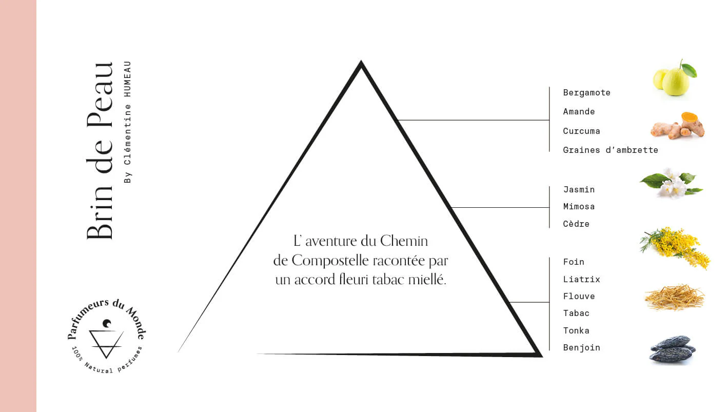 Apa de parfum, Brin de Peau, 50ml by Clémentine HUMEAU parfumedu
