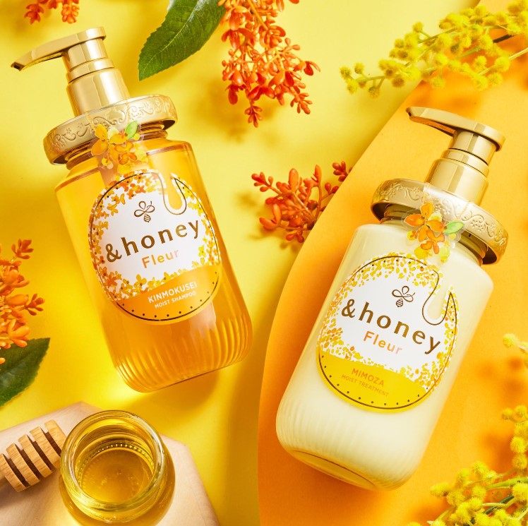 &honey Fleur Kinmokusei Moist Shampoo, ViCREA, 450 ml BeautyKO Romania