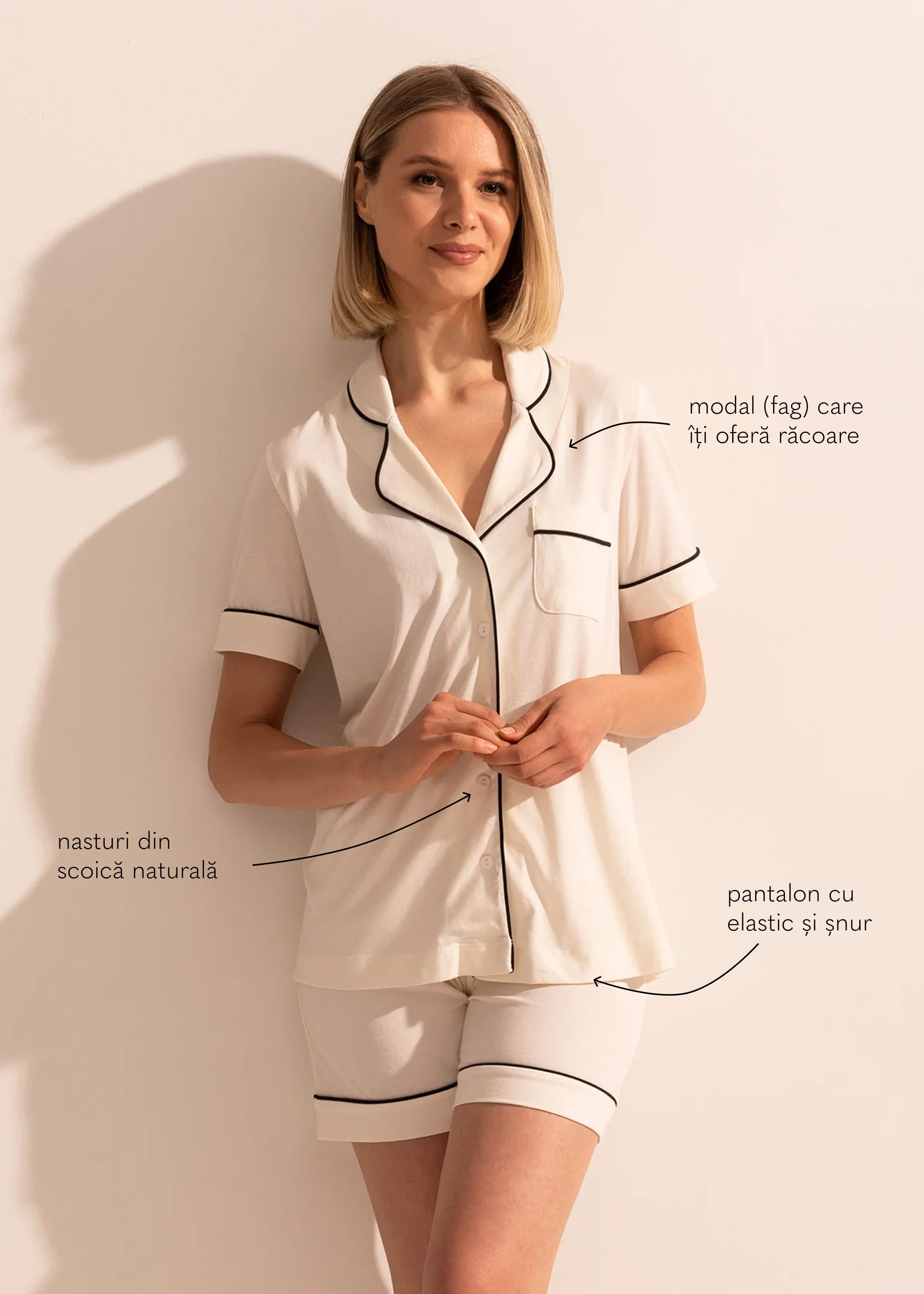 Pijama Damă Ana Modal Sofiaman.ro